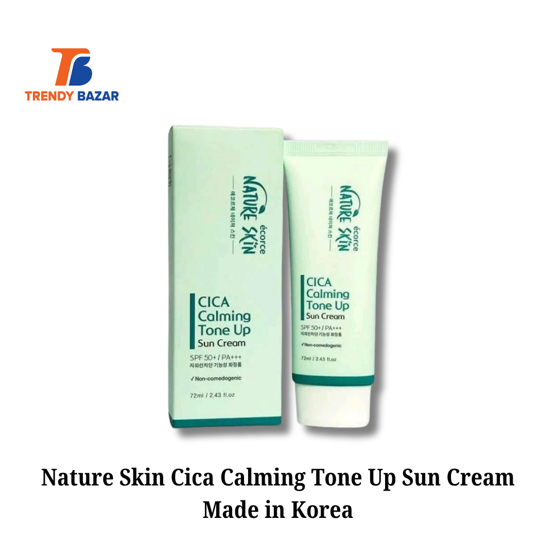Nature Skin Cica Calming Tone Up Sun Cream