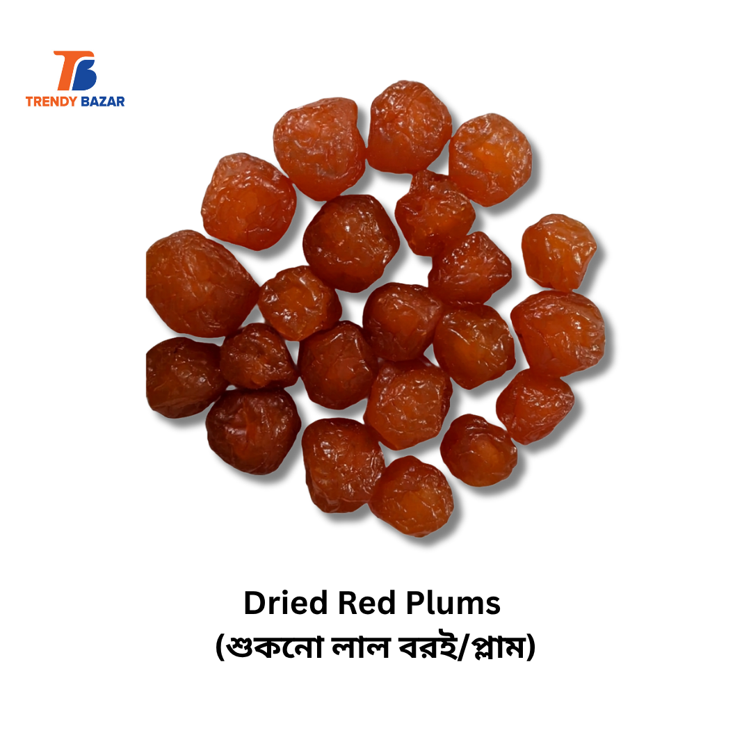 Dried Red Plums (শুকনো লাল বরই/প্লাম)
